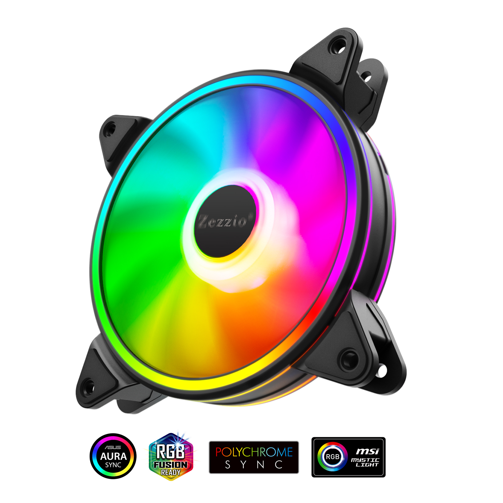 送料無料 いくらから ZEZZIO Computer addressable 5V SYNC AURA Fan Cooling Case ワンピース
