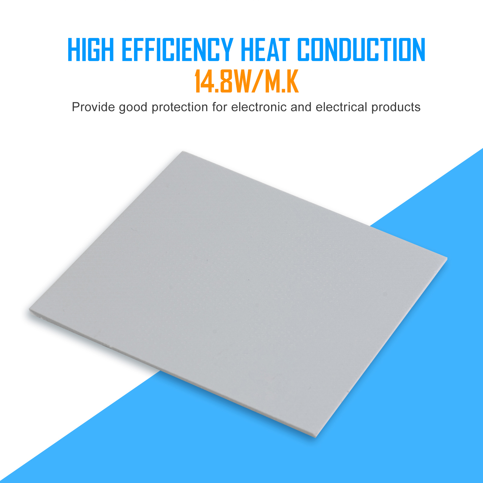 Zezzio Thermal Pad conductivity 14.8W/MK for CPU GPU Motherboard Mining