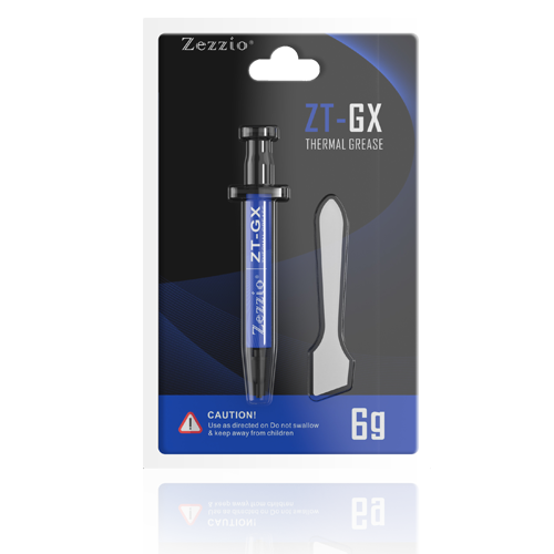 ZEZZIO ZT-GX 6g Thermal Grease 14.3W/m.k Conductivity For PC notebook ...