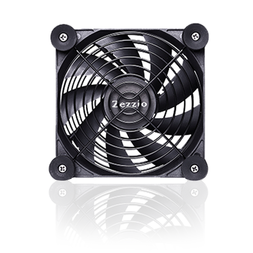 Zezzio Dual 120mm USB fan Silent 5V For TV Box Router Computer